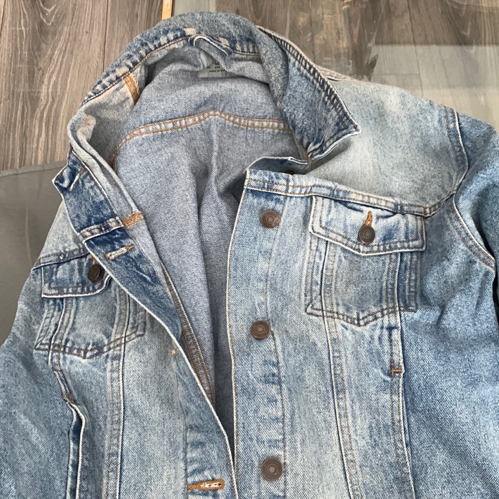 Patriots Jean jacket handmade